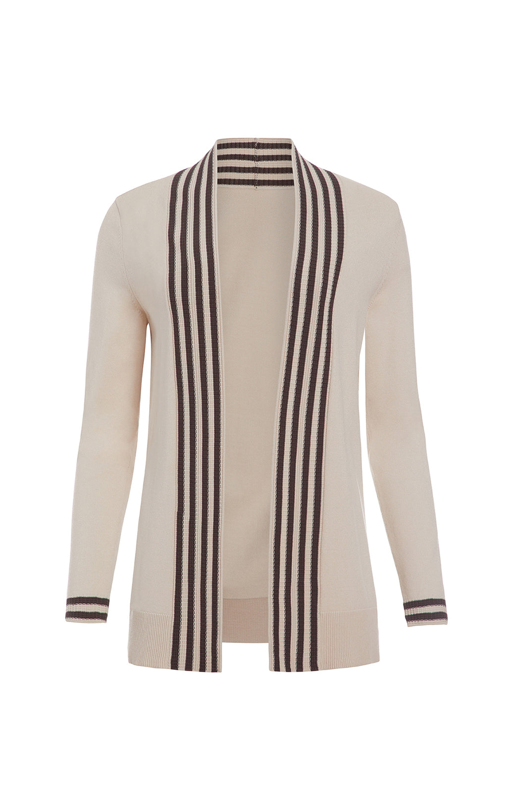 Gazelle - Rib-striped Knit Top - Product Image
