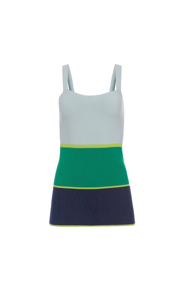 Pacifica - Colorblock Tank Sweater - Product Image