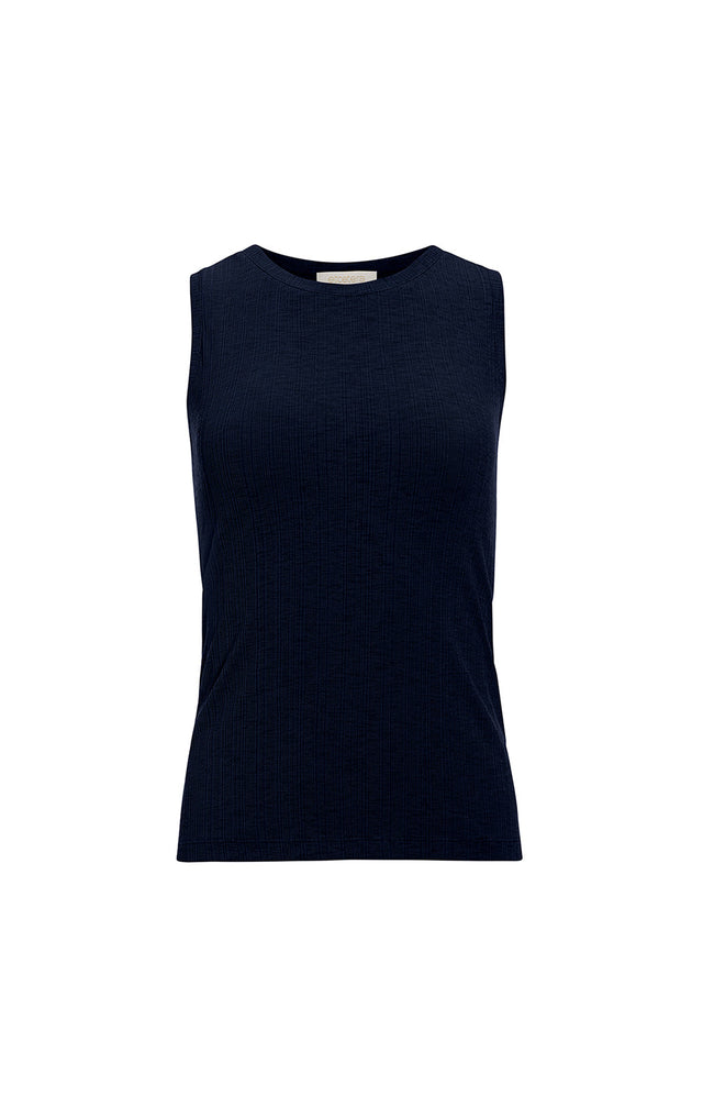 United - French Plissé Knit Tank - Product Image