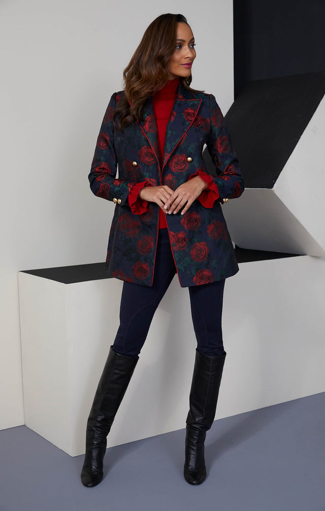 Dressage-nvy - Stretch Ponte Leggings- Look