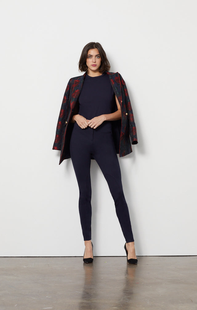Dressage-nvy - Stretch Ponte Leggings- Look