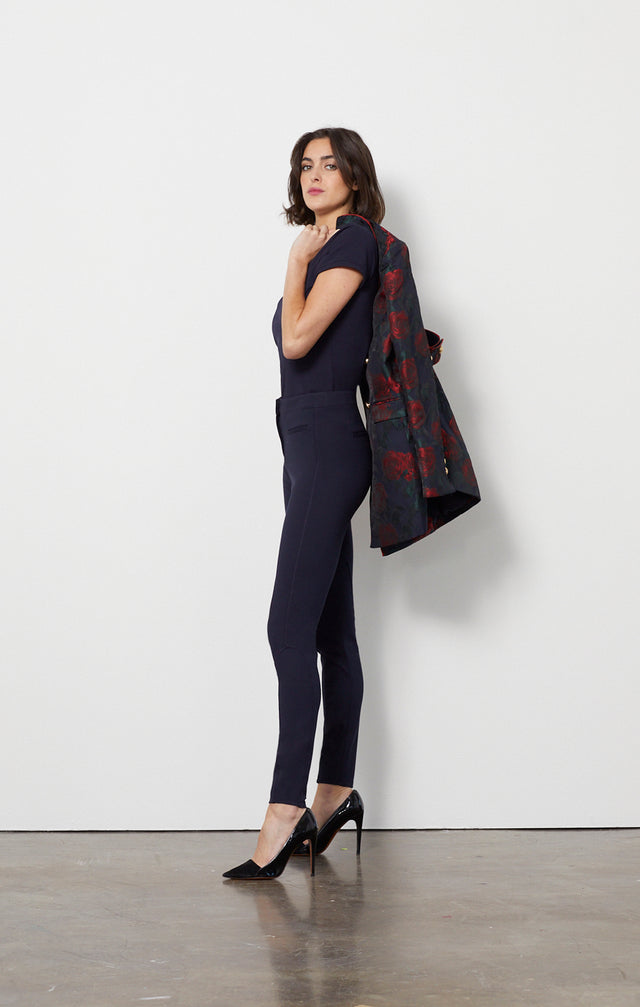 Dressage-nvy - Stretch Ponte Leggings- Look