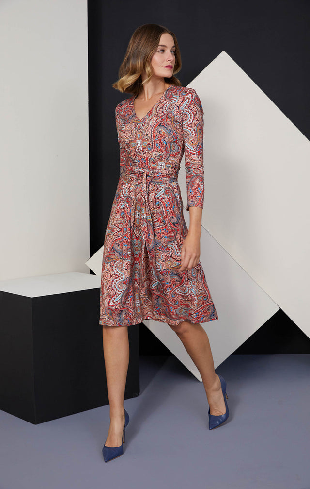 Persian - Paisley French Jersey Dress- Look