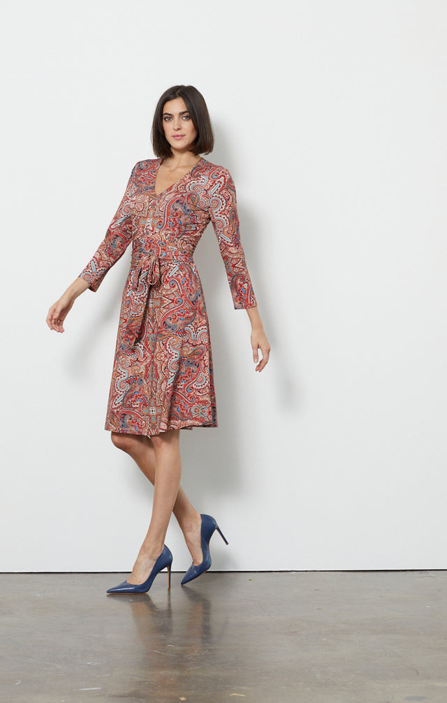 Persian - Paisley French Jersey Dress- Look