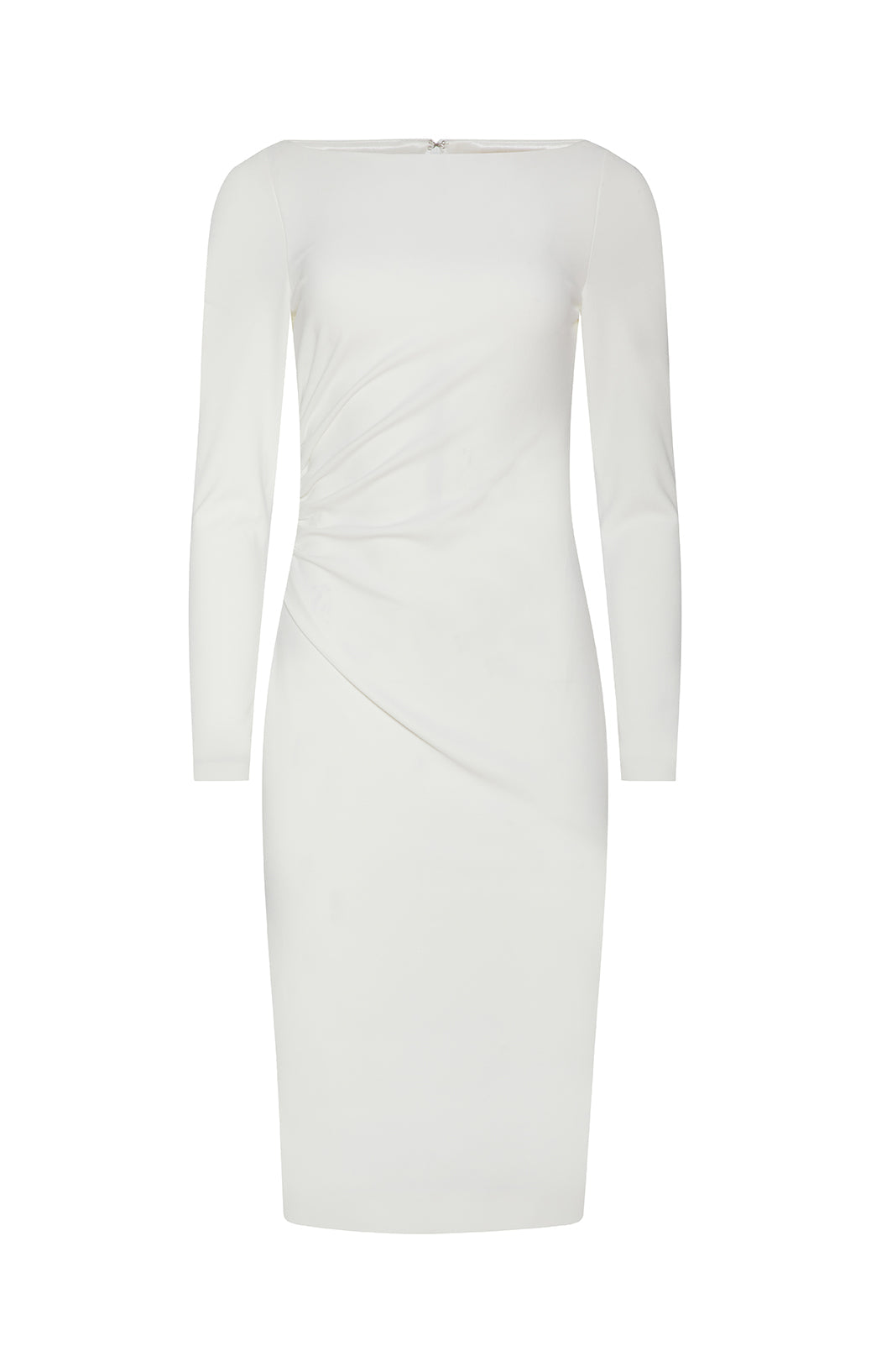 Silvery - Cashmere-Softened Cotton Dress - Product Image