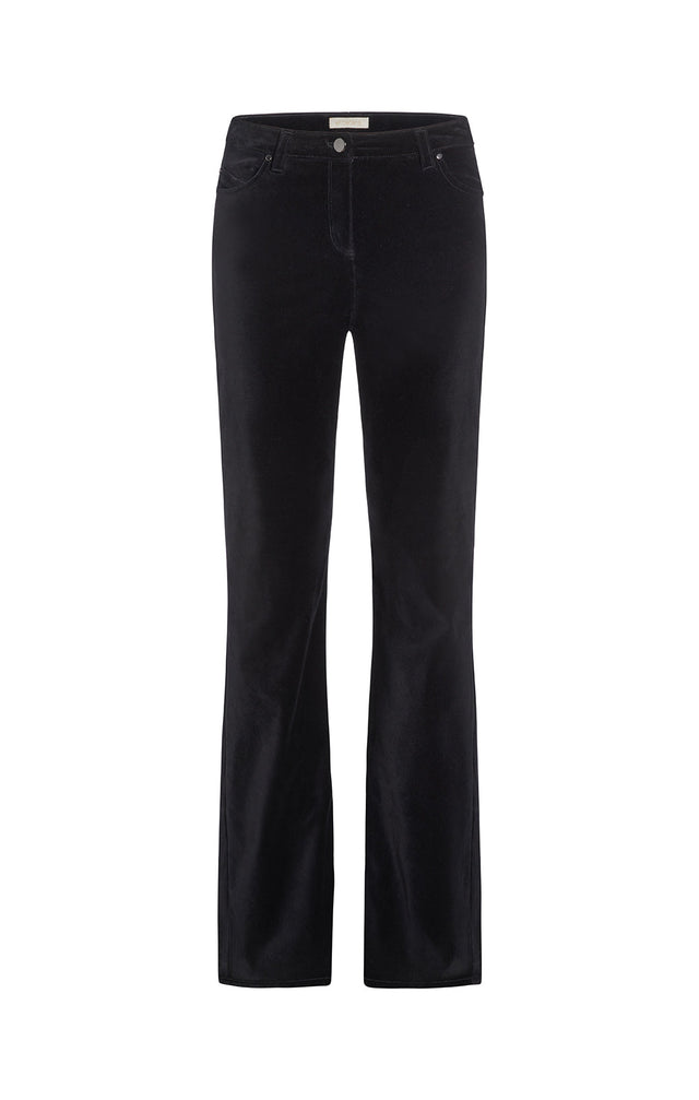 Licorice - Black Velveteen Jeans - Product Image