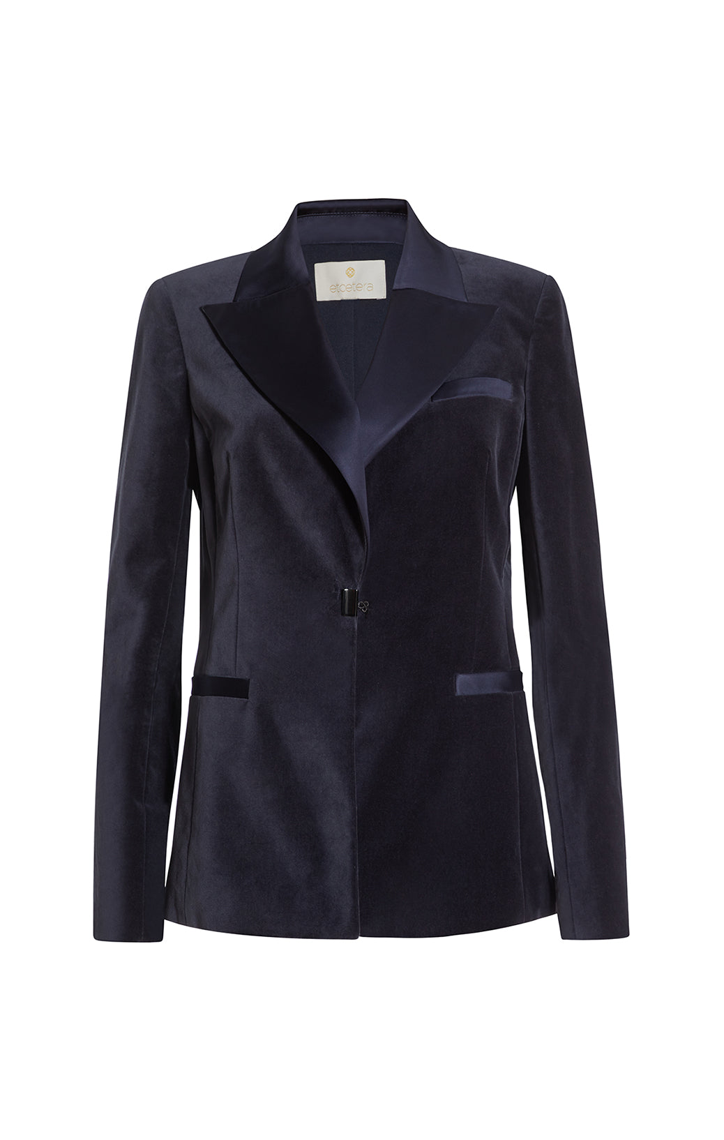Dappled - Leather-Trimmed Knit Tweed Moto Jacket - Product Image
