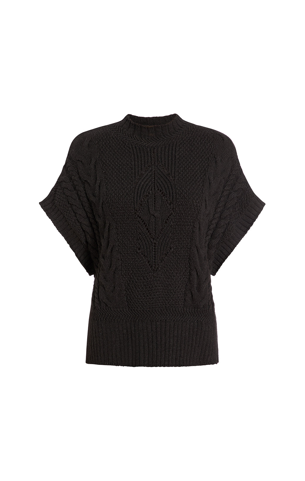 Valkyrie - Fringed Navy Cardigan Sweater - Product Image