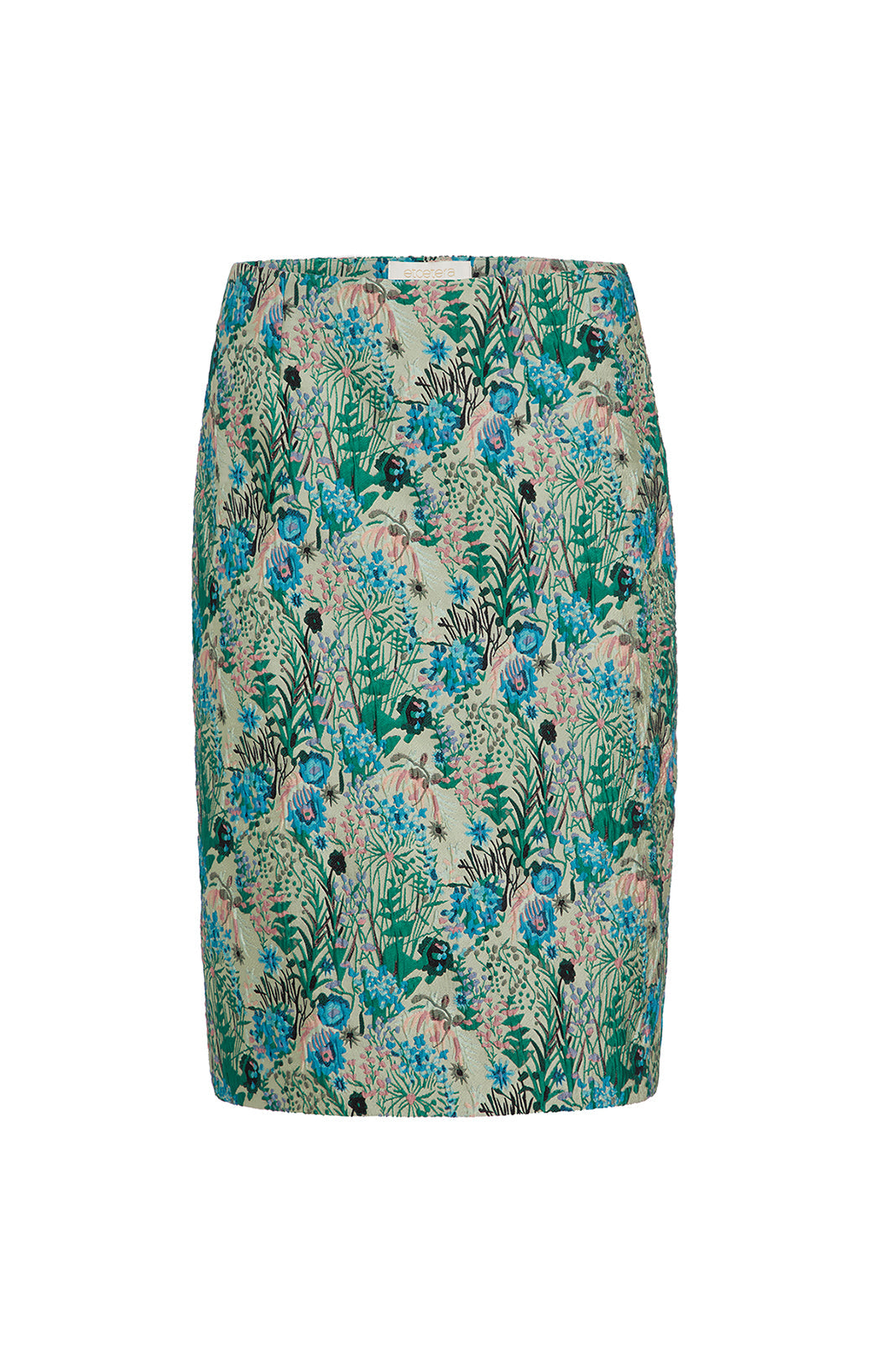 Folkloric - Flower-Embroidered Evening Skirt - Product Image